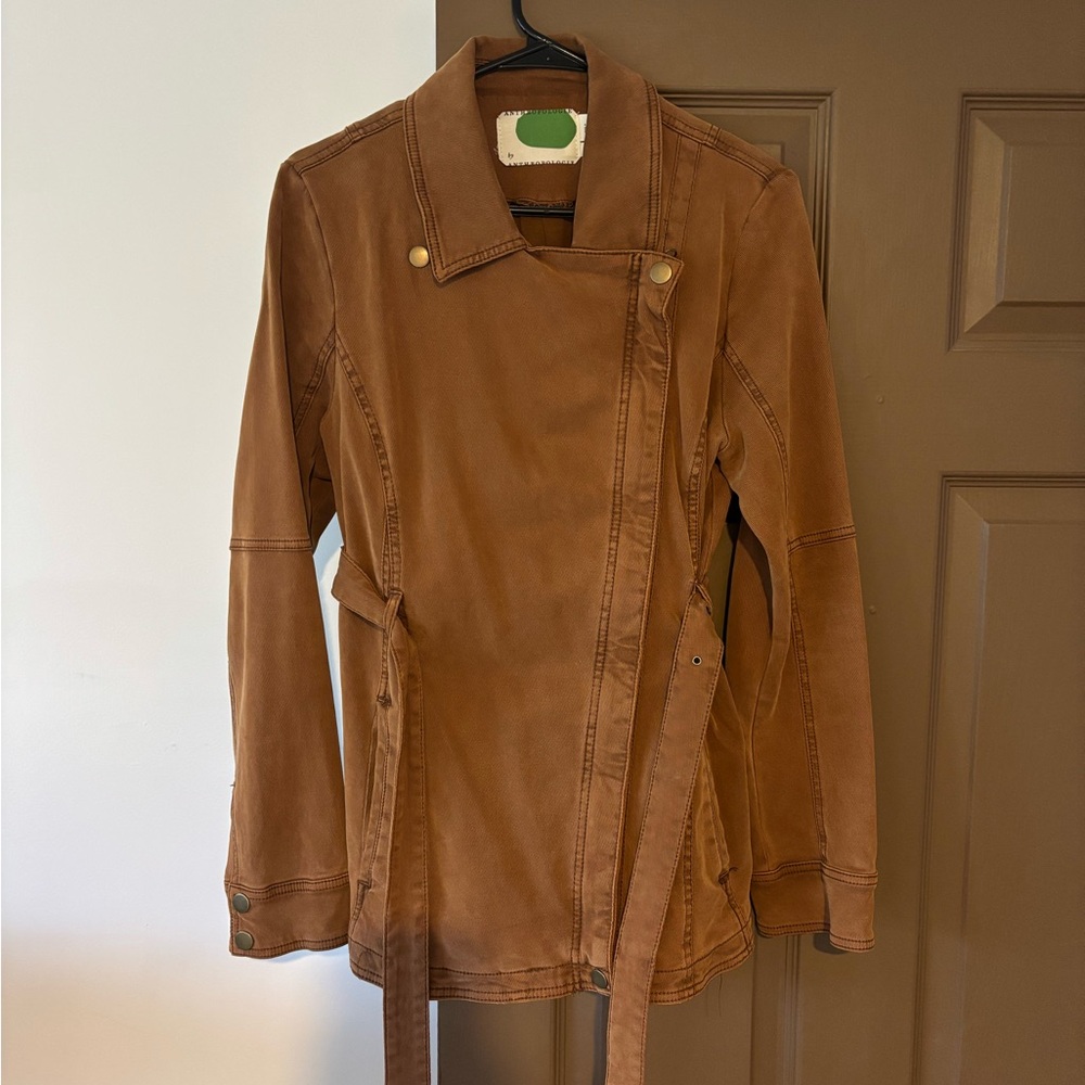 Anthropologie Tan Trench Coat
